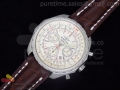 Bentley Motors 2009 SS White Dial on Brown Leather Strap A7750