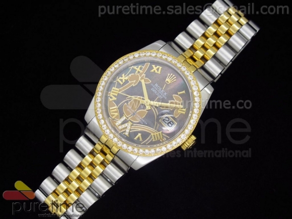 Datejust Special Edition RG Gray MOP Dial on SS/YG Bracelet A21J