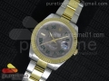 DateJust II SS/YG Gray Dial on SS/YG Bracelet A2836