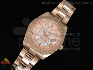 Sky-Dweller 326935 RG Rose Gold Dial on RG Bracelet A21J