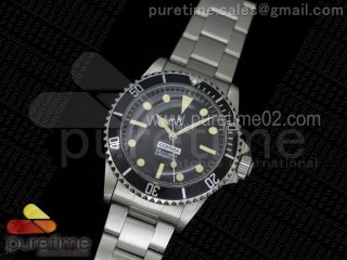 Vintage Submariner Comex 198 SS Black Dial on SS Bracelet A23J