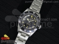 Vintage No Date Submariner Style 2 SS Black Dial on SS Bracelet A23J