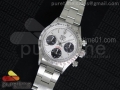 Daytona 6263 SS White/Black Dial SS Tachymeter Bezel on SS Bracelet Venus 75