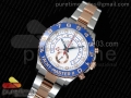 YachtMaster II 116681 SS/RG Blue Ceramic JF 1:1 Best Edition on SS/RG Bracelet A7750