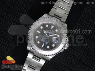 Yacht-Master 116622 Noob Best Edition 2016 Baselworld Gray Dial on SS Bracelet A2836