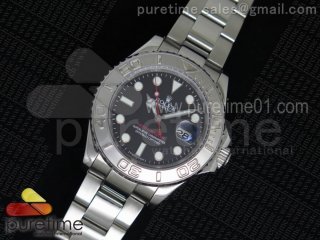 Yacht-Master 116622 Black Dial on SS Bracelet A2824