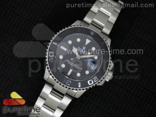 Yacht-Master 116655 SS Black Dial on SS Bracelet A2836