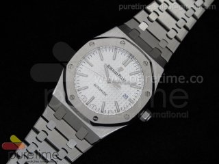 Royal Oak Jumbo 41mm SS White Dial on Bracelet A2824