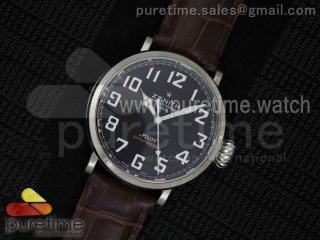 Pilot Type 20 Extra Special SS 45mm Black Dial on Brown Leather Strap A23J