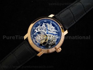 Jules Audemars Skeleton Tourillon RG Black Dial