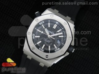 Royal Oak Offshore Diver 1:1 V7 JF Best Edition on Rubber Strap Swiss ETA2824