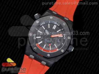 Royal Oak Offshore Diver Lite PVD Black/Orange Dial on Orange Rubber Strap A3120