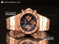 Royal Oak Chrono Full Rose Gold With Blue Dial 7750 Automatic 26331OR.OO.1220OR.01