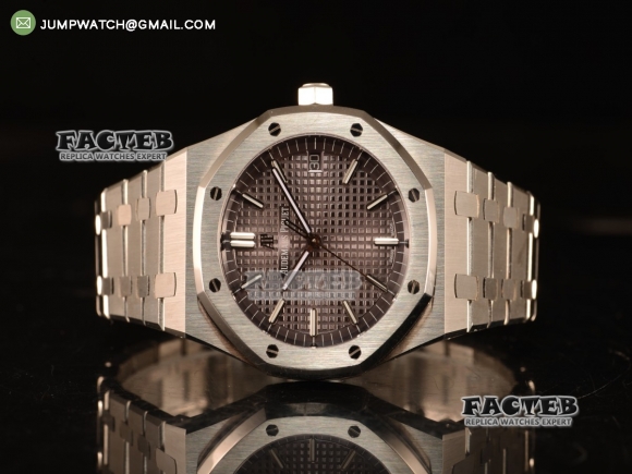 Audemars Piguet Royal Oak 41mm Clone AP 3120 All Steel Grey Dial 15400ST.OO.1220ST.04