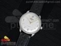 Senator Automatic SS White Dial on Black Leather Strap A3959