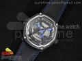 OT-4 V6F 1:1 Best Edition Forge Carbon Bezel on Black Leather Strap Miyota 82S7