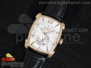 Kalpa Grande RG White Dial on Black Leather Strap A23J