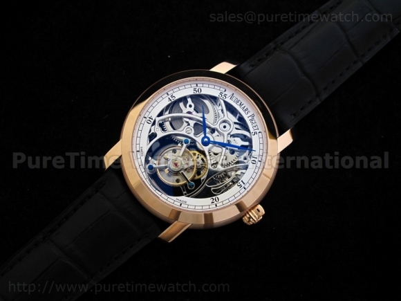 Jules Audemars Skeleton Tourillon RG White Dial