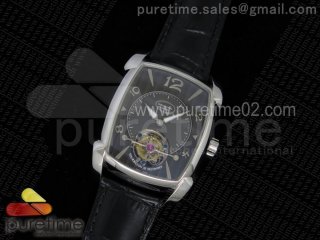 Kalpa Grande Tourbillon SS Gray Dial on Black Leather Strap