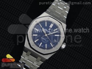 Royal Oak 37mm 15450 SS JF 1:1 Best Edition Blue Dial on SS Bracelet A3120