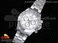 Daytona 116520 SS Noob 1:1 Best Edition White Dial on SS Bracelet SA4130