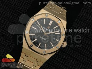 Royal Oak 41mm 15400 Lite RG Black Dial on RG Bracelet A3120