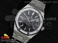 Royal Oak 41mm 15400 Lite Diamonds Bezel Black Dial on SS Bracelet A3120