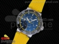 Great Barrier Reef Limited Edition II SS Black Dial on Yellow Rubber Strap A2836
