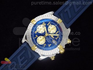 Chronomat Evolution SS/RG Blue Numeral Dial A7750