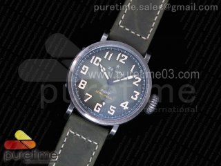 Pilot Type 20 Extra Special 40mm Aged SS Case V6F 1:1 Best Edition on Asso Strap MIYOTA 9015 (Green)