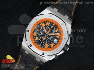 Royal Oak Offshore JF Ultimate Edition Volcano on Black Leather Strap A7750 V2