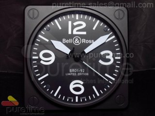 Bell & Ross BR01-92 Limited edition Wall Clock (White)