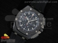 Royal Oak Offshore 44mm Real Ceramic JF 1:1 Best Edition Black Dial A3126