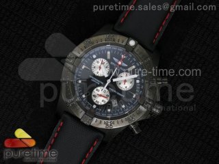 Avenger Skyland PVD Black/White Dial on Black/Red Nylon Strap Swiss ETA Quartz