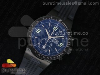 Williams F1 Team Chrono PVD Black Dial on Black Rubber Strap A7750