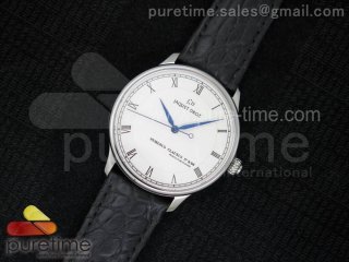 Numerus Clausus 8/88 SS White Dial on Black Leather Strap MIYOTA 9015