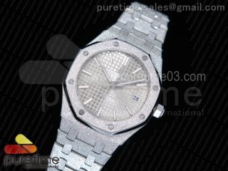 Royal Oak Frosted Gold 37mm 15454 SS JHF Best Edition Gray Dial on SS Bracelet A3120