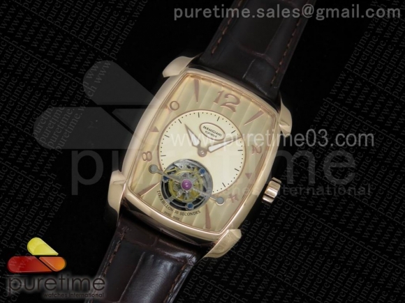 Kalpa Grande Tourbillon RG Cream Dial on Brown Leather Strap