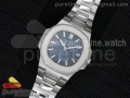 Nautilus Jumbo 5711 MKF 1:1 Best Edition Blue Textured Dial on SS Bracelet A324