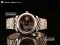 Rolex Datejust 37mm Swiss ETA 2836 Automatic Steel Case with Jubilee Steel Bezel Pink Dial Diamond Roman Steel Bracelet