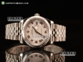 Rolex Datejust 37mm Swiss ETA 2836 Automatic Steel Case with Jubilee Steel Bezel White Dial Roman Steel Bracelet