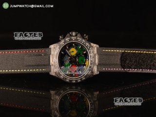 Rolex Daytona Carbon Case DIW Limited Edition With Valjoux 7750 Chronograph Automatic 116503