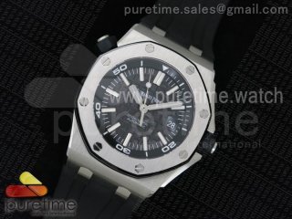 Royal Oak Offshore Diver 1:1 V8 JF Best Edition on Rubber Strap A3120