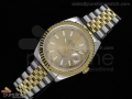 Date Just II 41mm SS/YG Gold Dial Stick Marker SS/YG Bracelet