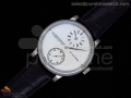 Classic Regulator SS White Dial on Leather Strap A17J