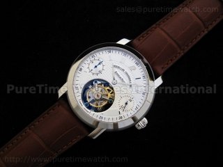 Jules Audemars Tourbillon Chronographe SS White Dial