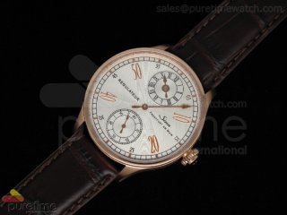 6100 Regulateur Jubilaum Rose Gold Limited Edition on Brown Leathe Strap