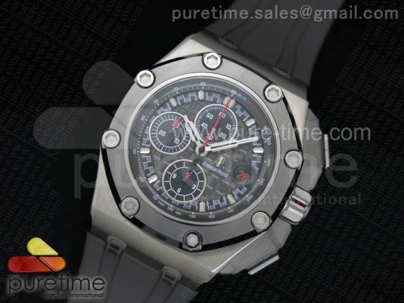 Royal Oak Offshore 44mm Titanium Michael Schumacher 1:1 JF Best Edition A3126 (FREE XS Strap)