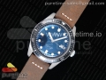 Divers 7720 SS ZZF 1:1 Best Edition Blue Dial on Brown Leather Strap A2836