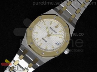 Royal Oak Automatic SS/YG White Dial on Bracelet A2824